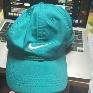 Nike Teal Cap with White Logo